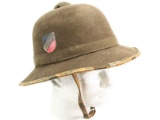 WWII Pith Helmet Olive Green Original