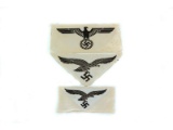 3 Piece Lot WWII German Gym Shirt Insignia