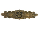 WWII German Close Combat Clasp in Bronze by FLL