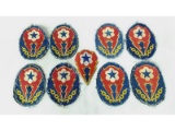 U.S. WWII ETO Patches, 9 Count