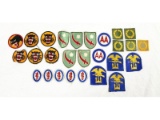 U.S. WWII Army Patches, 26 Count