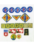 U.S. WWII Army Patches, 23 Count