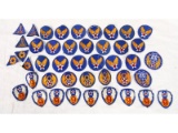 WWII U.S. Army Air Corps Patches, 43 Count