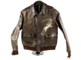 WWII US Air Force A-2 Leather Flying Jacket