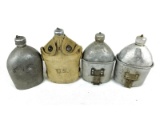 4 WWI Canteens