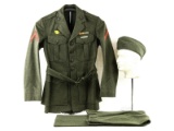 USMC Tunic with Waist Belt Pants and Cap