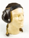 WWII Luftwaffe Mesh Top Leather Flight Helmet