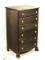 6-Drawer Oak Cylinder Record Cabinet