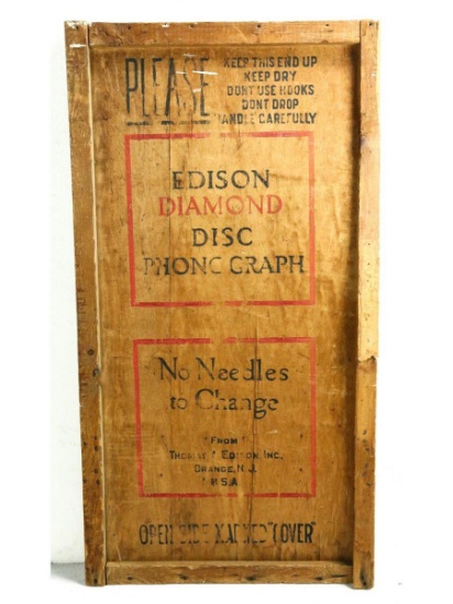 Side from Edison Diamond Disc Ship Crate