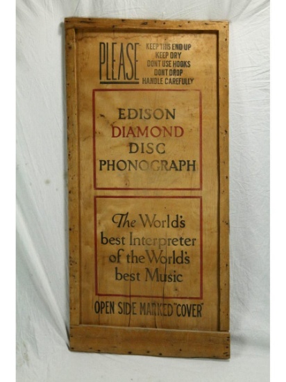 Side from Edison Diamond Disc Ship Crate
