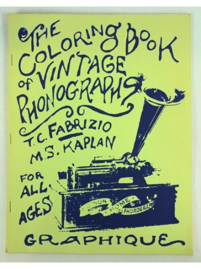 Coloring Book of Vintage Phonographs, Tim Fabrizio