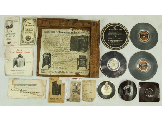 Various Phonograph Related Items