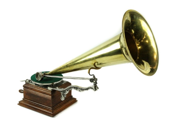 Zonophone Front Mount Disc Phonograph