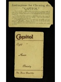 Rare Original Capital Phono Lamp Dealer Catalog