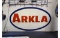 Arkla Double Sided Porcelain Sign