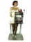 Slot Machine Figural Cocktail Waitress $1