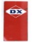 DX Gasoline Pump Plate Sign