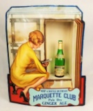 Marquette Club Ginger Ale Advertising Display