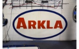 Arkla Double Sided Porcelain Sign