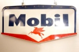 Original Mobil Double Sided Porcelain Sign