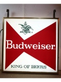 Budweiser Beer Advertising Sign Neon Tavern
