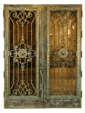 Bronze and Glass Ornate Doors