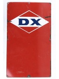 DX Gasoline Pump Plate Sign