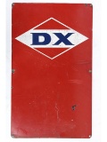 DX Gasoline Pump Plate Sign