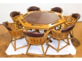 Viking Oak Poker Table and Chairs