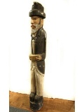 Wood Carved Butler Statue