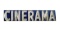 Cinerama Steel Lighted Marquee Sign