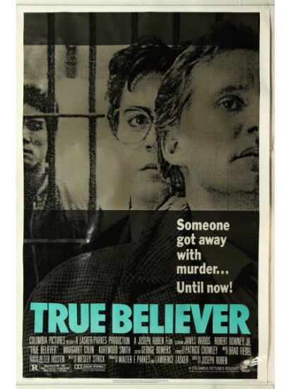True Believer Movie Poster One Sheet