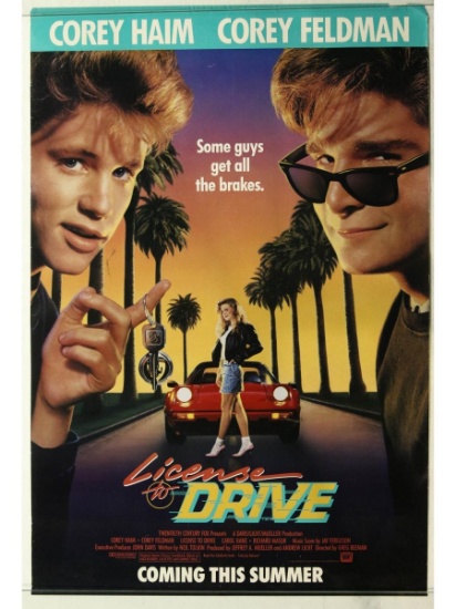 License to Drive Movie Poster One Sheet