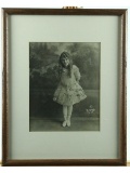 Mary Pickford Framed Signed Photo