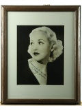 Betty Grable Framed Signed Photo