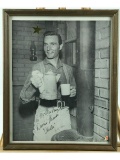 Dennis Weaver Framed Signed Photo