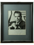 Glenn Ford Framed Signed Photo