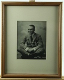 Douglas Fairbanks Framed Signed Photo