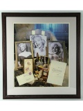 Marilyn Monroe Framed Poster With Signed Letter