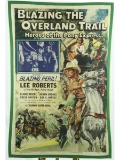 Blazing the Overland Trail Movie Poster One Sheet