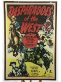 Desperadoes of the West Movie Poster One Sheet