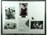 5 Ingrid Bergman Photos and Signed Contract