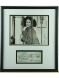 Gilda Radner (SNL) Framed Signed Photo & Check