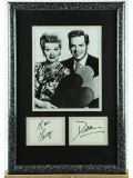 Ricky and Lucy Framed Photo With Autographs