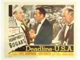 Deadline U.S.A. - Bogart Lobby Card