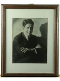 Rudy Vallee Framed Signed Photo