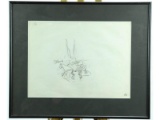 Bugs Bunny Looney Tunes Cartoon Pencil Drawing