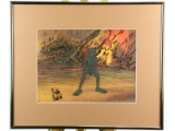 Lord of the Rings Gollum Cartoon Cel