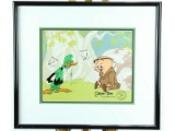 Ltd. Ed. Daffy Duck Robin Hood Porky Cartoon Cel