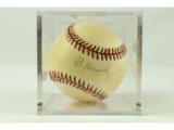 Ted Kennedy Signed Baseball